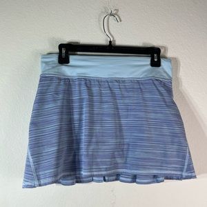 Lululemon Run: Pace Setter Skirt Skort in Caspian Blue Sz 6